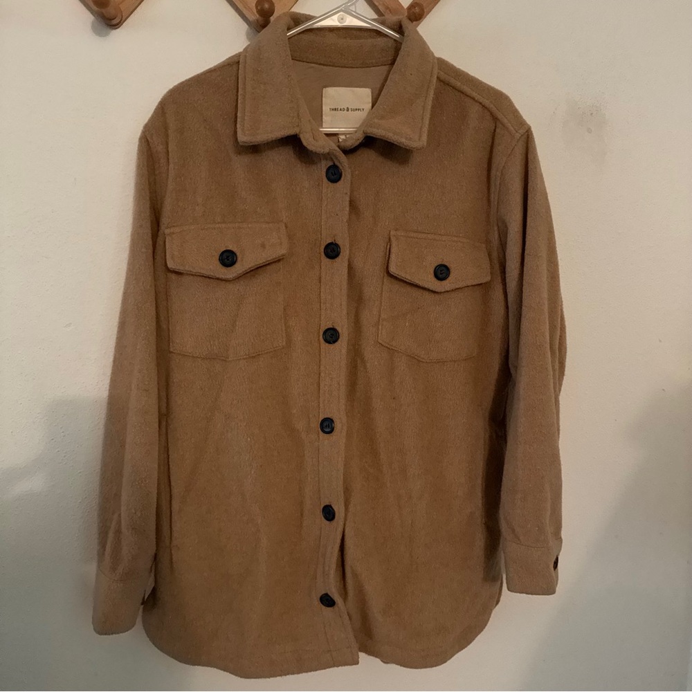 Thread & supply oversized shacket